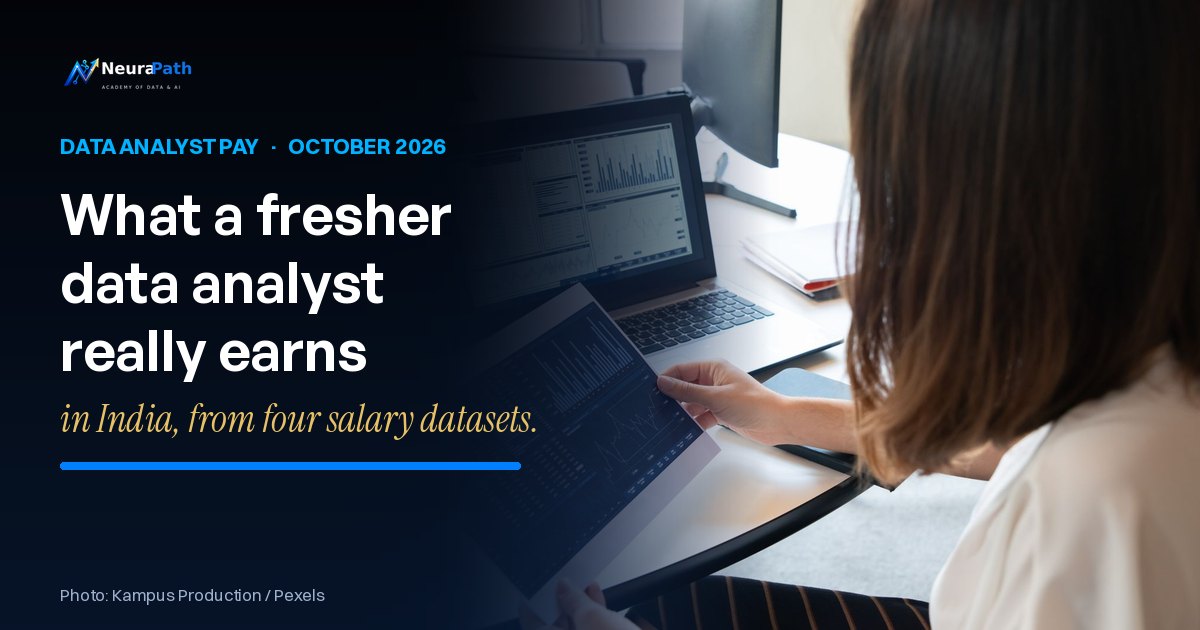 What a fresher data analyst really earns in India, from four salary datasets