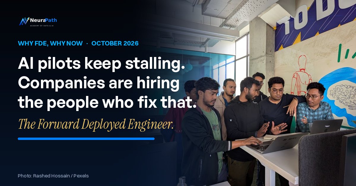 AI pilots keep stalling. Companies are hiring the people who fix that: the Forward Deployed Engineer